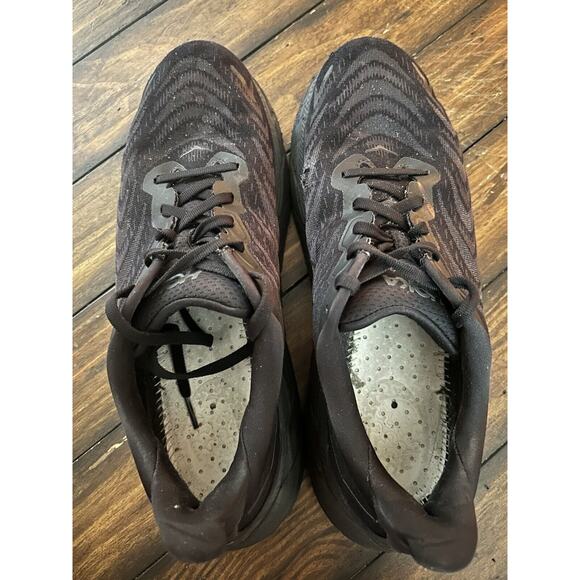 Hoka One One Mens Arahi 6 1123194 BBLC Black Running Shoes Sneakers Size 11 D main image 4